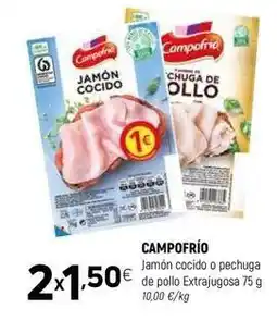 Coviran Campofrío - jamon cocido o pechuga de pollo extrajugosa oferta