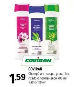 Coviran Coviran - champú anti-caspa oferta
