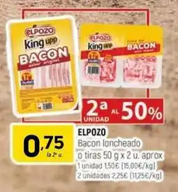 Coviran Elpozo - bacon loncheado oferta