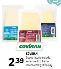 Coviran Coviran - queso mezcla curado, semicurado o tierno lonchas oferta
