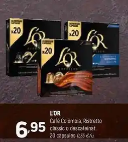 Coviran L'or - cafe colòmbia, ristretto classico o descafeinat oferta