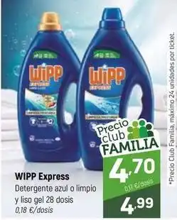 Coviran Wipp - detergente azul o limpio y liso gel oferta