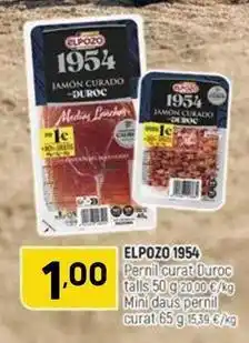 Coviran Elpozo - 1954 pernil curat duroc talls oferta