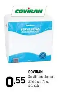 Coviran Coviran - servilletas blancas oferta