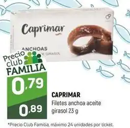 Coviran Caprimar - filetes anchoa aceite girasol oferta