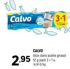 Coviran Calvo - atun claro aceite girasol oferta