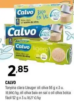 Coviran Calvo - tonyina clara lleuger oli oliva oferta