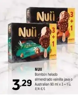 Coviran Nuii - bombon helado almendrado vainilla oferta