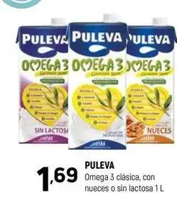 Coviran Puleva - omega 3 clásica, con nueces o sin lactosa oferta