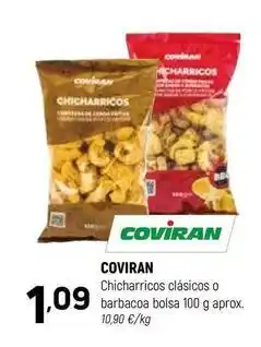 Coviran Coviran - chicharricos clasicos o barbacoa oferta