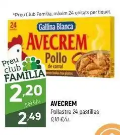 Coviran Gallina blanca - avecrem pollastre 24 pastilles oferta