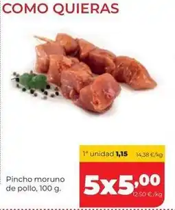 Alimerka Pincho moruno de pollo oferta
