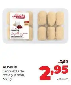 Alimerka Aldelis - croquetas de pollo y jamon oferta