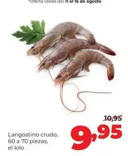Alimerka Langostino crudo oferta