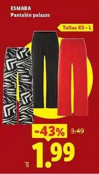 Ocine Esmara - pantalón palazzo oferta