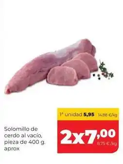Alimerka Solomillo de cerdo al vacio oferta