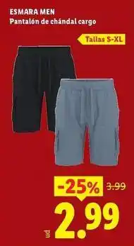 Ocine Esmara men - pantalón de chandal cargo oferta