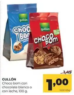 Alimerka Gullón - choco bom con chocolate blanco o con leche oferta