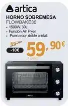 E.Leclerc Artic - horno sobremesa flowbake30 oferta