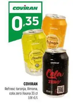Coviran Coviran - refresc taronja, limona, cola zero llauna oferta