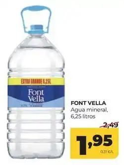 Alimerka Font vella - agua mineral oferta