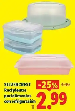 Ocine Silvercrest - recipientes portalimentos con refrigeracion oferta