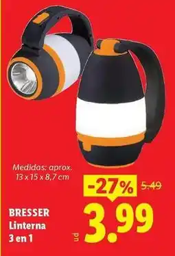 Ocine Bresser - linterna 3 en 1 oferta