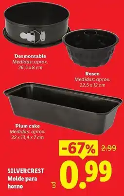 Ocine Silvercrest - molde para horno oferta