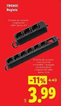 Ocine Tronic - regleta oferta