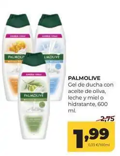 Alimerka Palmolive - gel de ducha con aceite de oliva, leche y miel o hidratante oferta