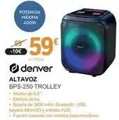 E.Leclerc Denver - altavoz bps-250 trolley oferta