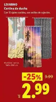 Ocine Livarno - cortina de ducha oferta