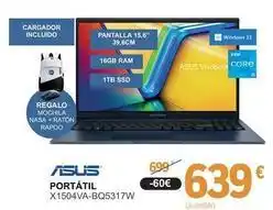 E.Leclerc Asus - portátil x1504va-bq5317w oferta