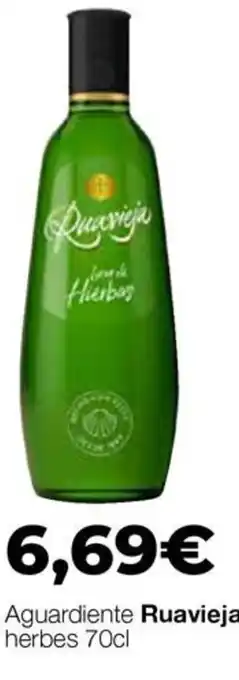 Ruavieja Aguardiente herbes