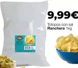 Comerco Cash & Carry Ranchera Totopos con sal oferta