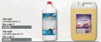 Vivo cheff - lavavajillas diluido