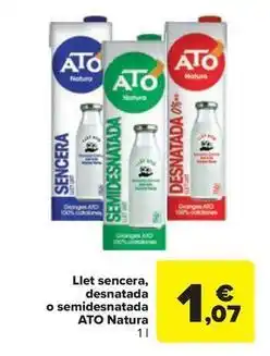 Carrefour Express Ato - llet sencera, desnatada o semidesnatada oferta