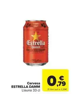 Carrefour Express Estrella damm - cervesa oferta