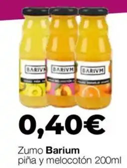 Comerco Cash & Carry Barium zumo piña y melocotón oferta