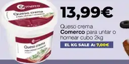 Comerco Cash & Carry COMERCO Queso crema para untar o hornear cubo oferta