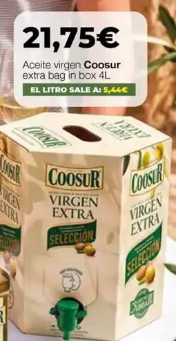 Comerco Cash & Carry COOSUR aceite virgen extra bag in box oferta