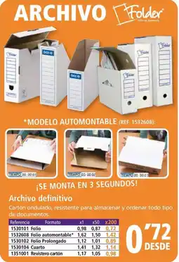 Folder Archivo definitivo oferta