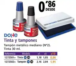Folder DOHE Tinta y tampones oferta