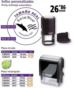 Folder Sellos personalizados oferta