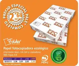 Folder Papel fotocopiadora ecológico oferta