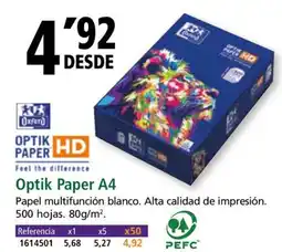 Folder Optik Paper A4 oferta