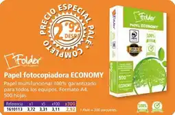 Folder Papel fotocopiadora economy oferta