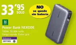 Folder Power bank nexode oferta