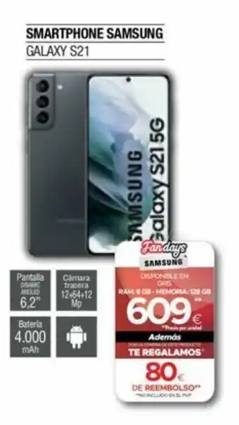 Milar Samsung Smartphone Galaxy S21 oferta