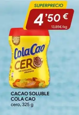 Minymas COLA CAO Cacao soluble oferta
